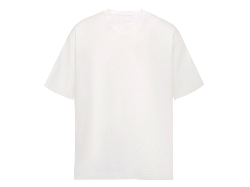 Футболка Kyoto из джерси 180 г/м2 с пич отделкой, унисекс, молочный