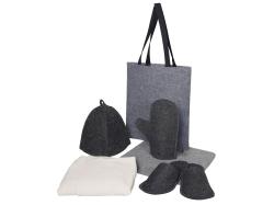 Банный набор с парео Healing, женский, серый