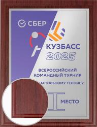 Плакетка с сублимационной печатью на металлической пластине