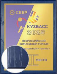 Плакетка с металлической пластиной