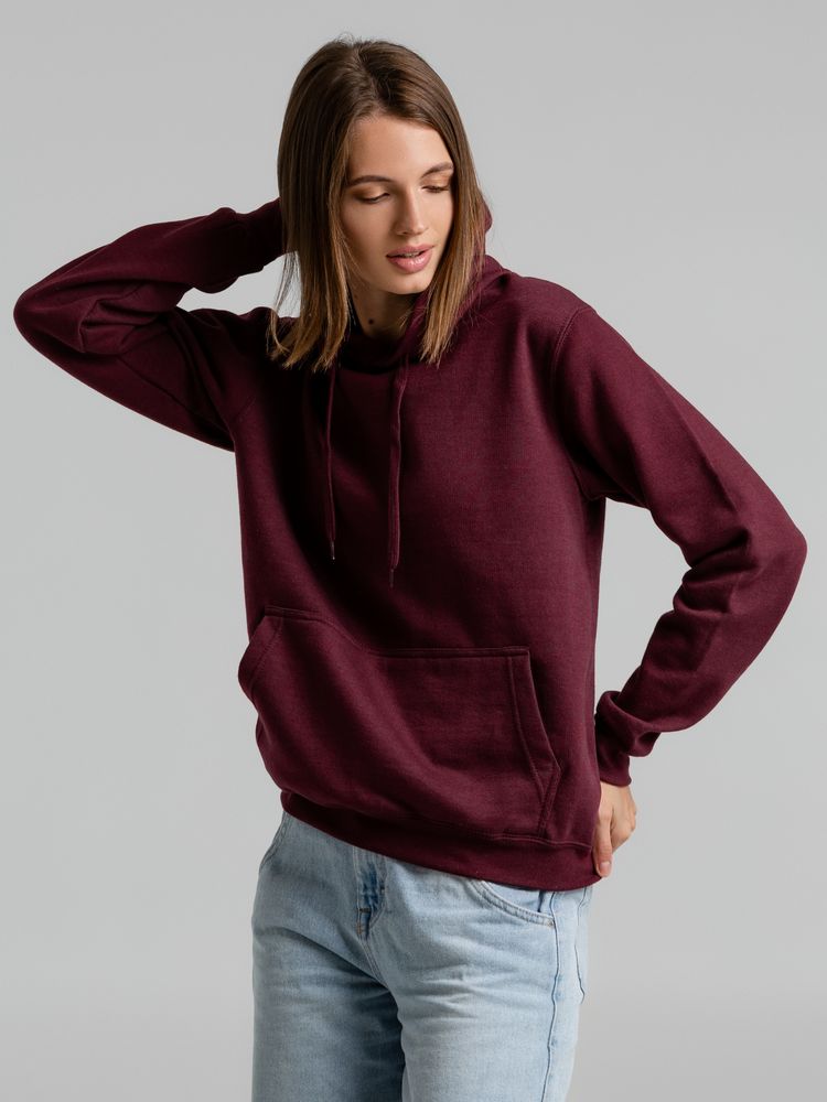 Толстовка с капюшоном Snake II бордовая Толстовка с капюшоном Snake II бордовая