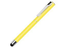 Ручка металлическая стилус-роллер STRAIGHT SI R TOUCH, желтый