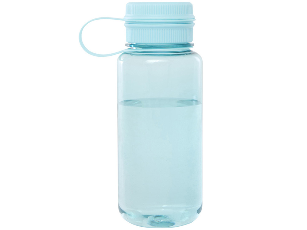 Спортивная бутылка Ryder из переработанного ПЭТ-пластика объемом 900 мл с многофункциональной крышкой, сертифицированная RCS - Бирюзовый