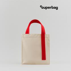 Шоппер Superbag Pack (S) (неокрашенный с красным)