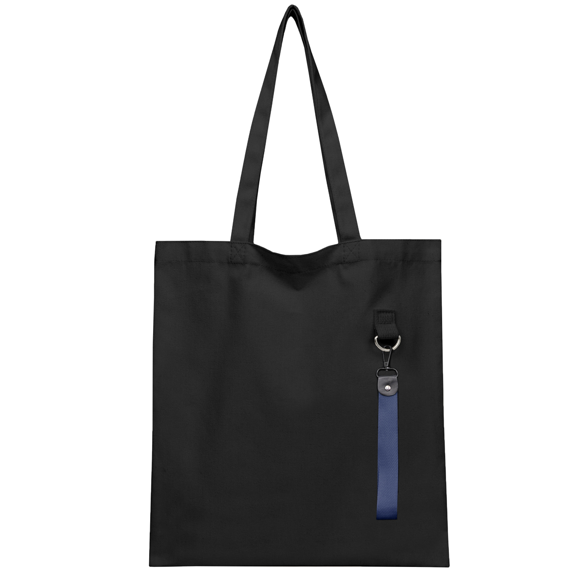 Сумка для покупок LUMISSA 325 г/м² с ремувкой, чёрный/тёмно-синий Сумка для покупок LUMISSA 325 г/м² с ремувкой, чёрный/тёмно-синий