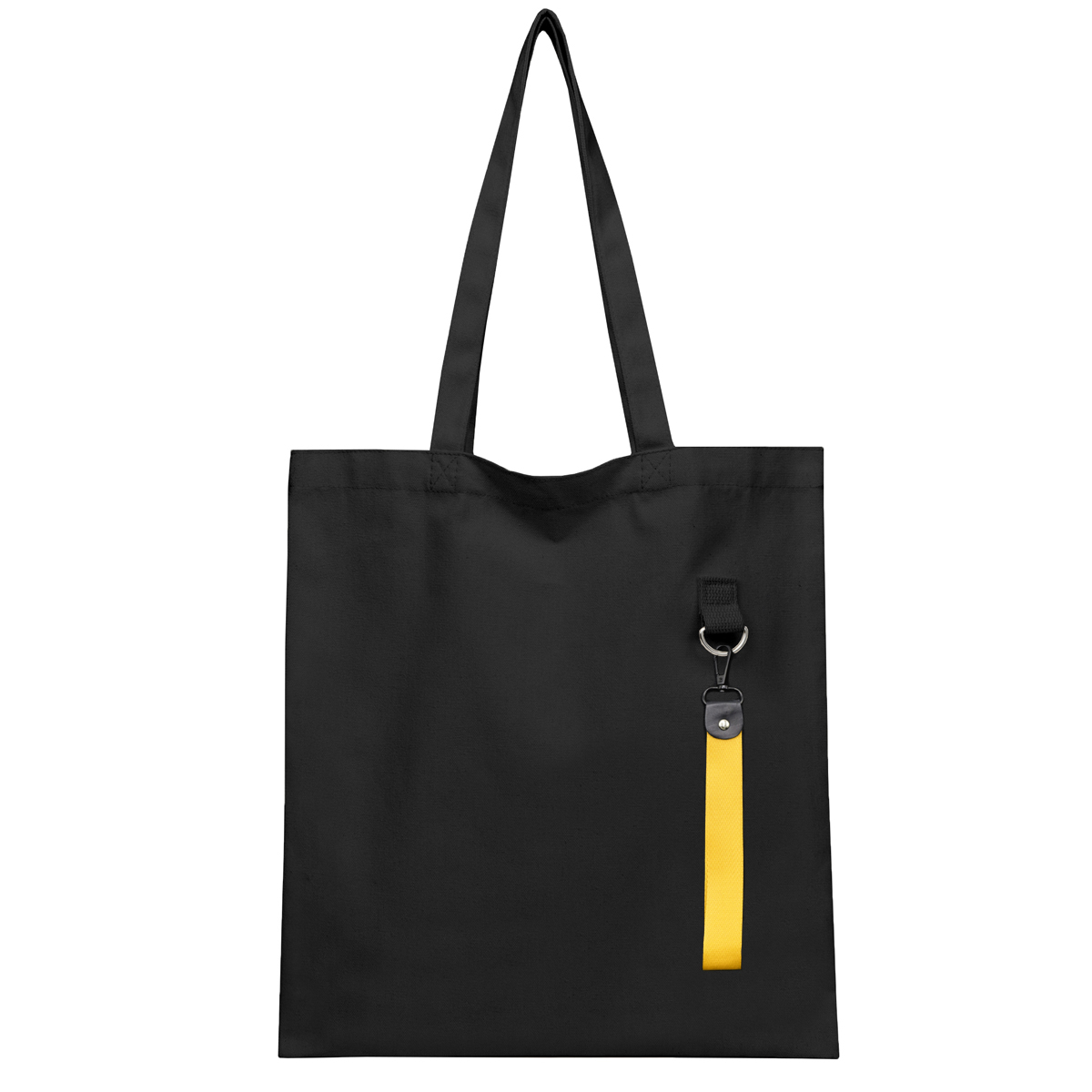 Сумка для покупок LUMISSA 325 г/м² с ремувкой, чёрный/жёлтый Сумка для покупок LUMISSA 325 г/м² с ремувкой, чёрный/жёлтый