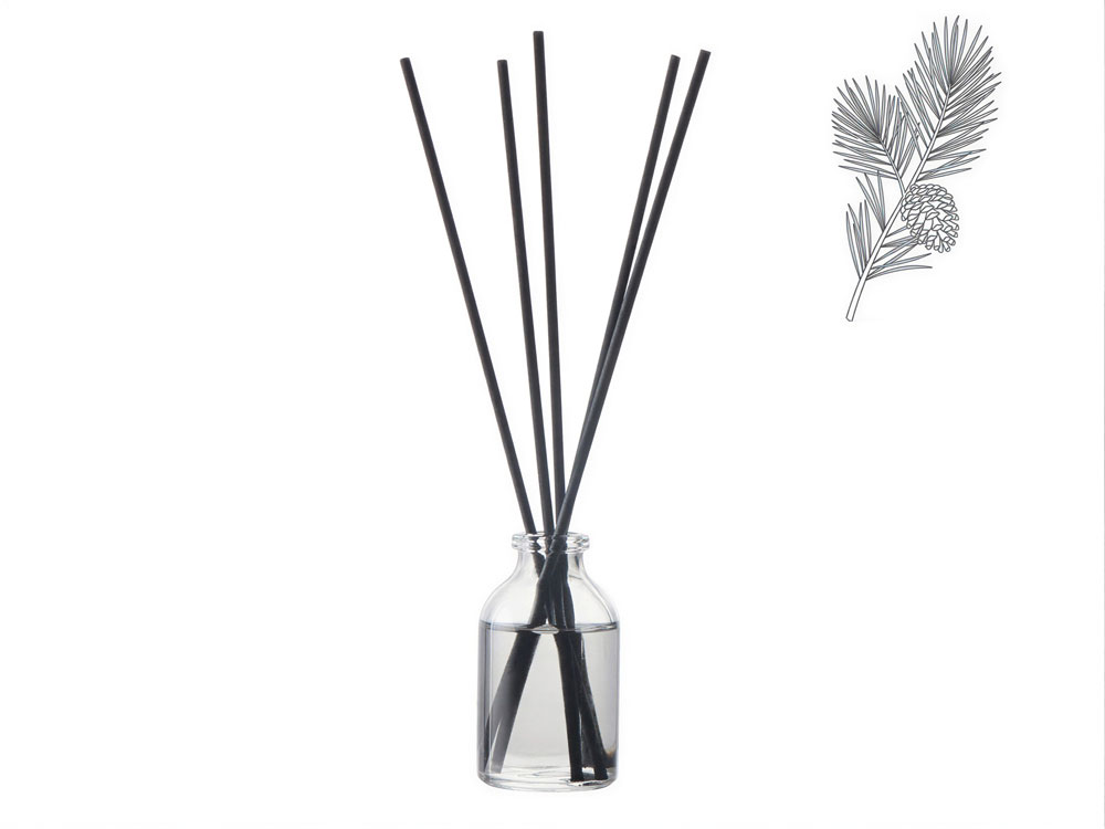 Подарочный набор с пледом, свечой и диффузором, белый