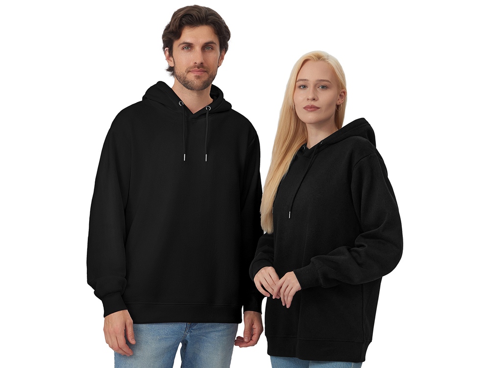 Толстовка с капюшоном Lisbon унисекс, черный
