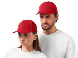 Бейсболка из структурной ткани Fargo, красный Бейсболка из структурной ткани Fargo, красный