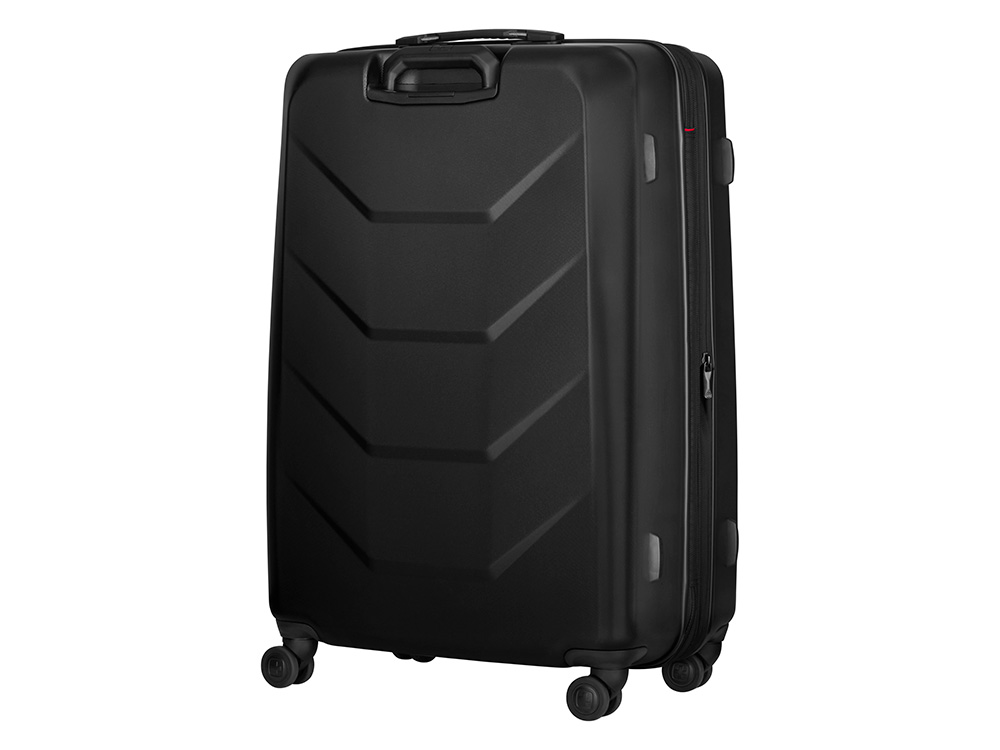 Чемодан WENGER Prymo, чёрный, большой, 52х76х30 см, 93 л, ABS+PC
