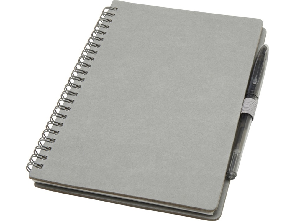 Slate многоразовый набор из блокнота в мягкой обложке и ручки - Серый