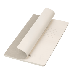 Блокнот Корса слим (Corsa slim), светло-серый