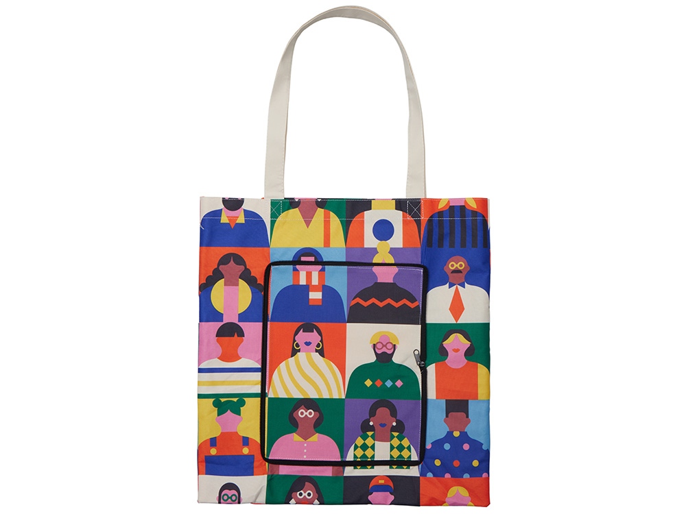 Складная сумка для шопинга с возможностью полноцветной печати