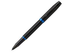 Ручка-роллер Parker IM Vibrant Rings Flame Blue, стержень:Fblk, в подарочной упаковке. Ручка-роллер Parker IM Vibrant Rings Flame Blue, стержень:Fblk, в подарочной упаковке.