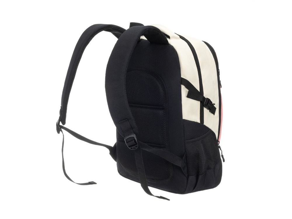 Рюкзак TORBER CLASS X, персиковый, 46 x 32 x 18 см + Мешок для сменной обуви в подарок!