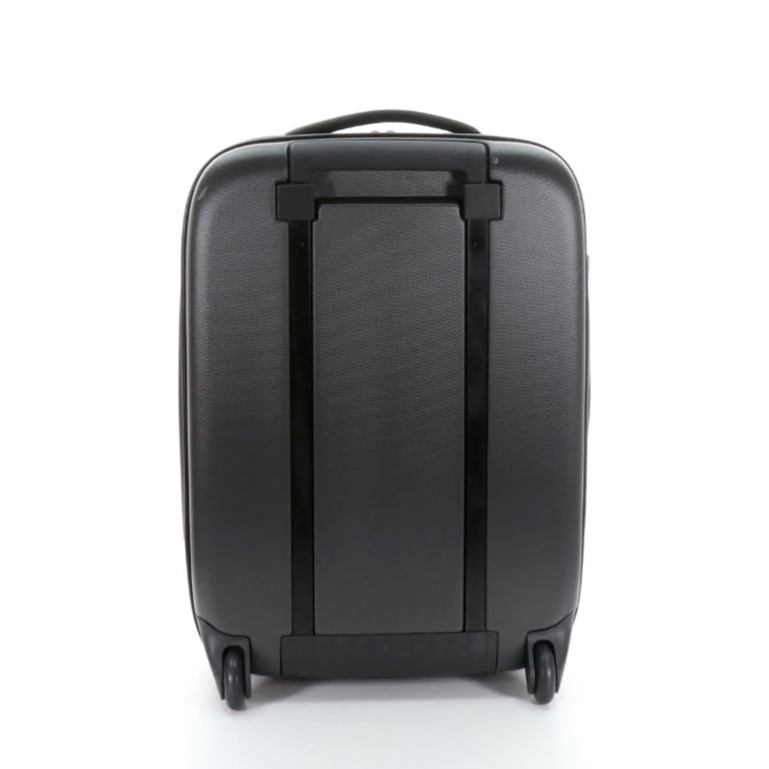 Чемодан складной Rollink Earth 55x40x20 см, 2 колеса, черный/оранжевый