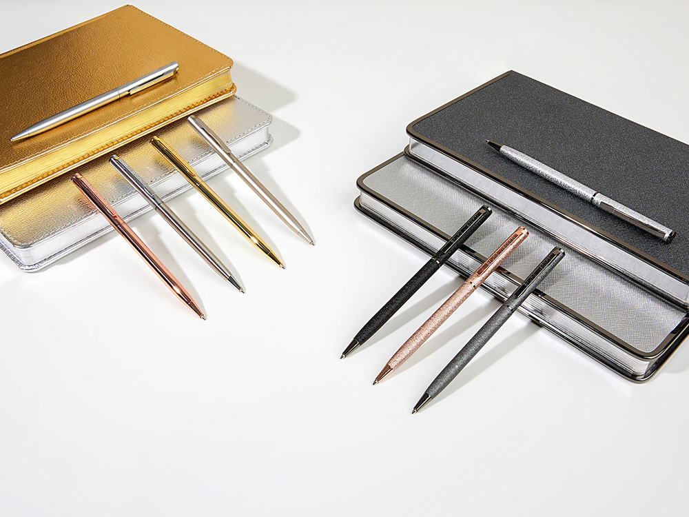 Ручка шариковая автоматическая BrunoVisconti® PALERMO цвет корпуса золотой, 0.7 мм