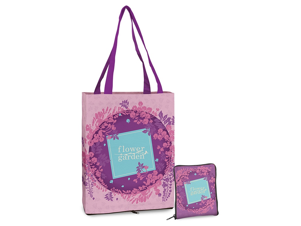 Складная сумка для шопинга с возможностью полноцветной печати