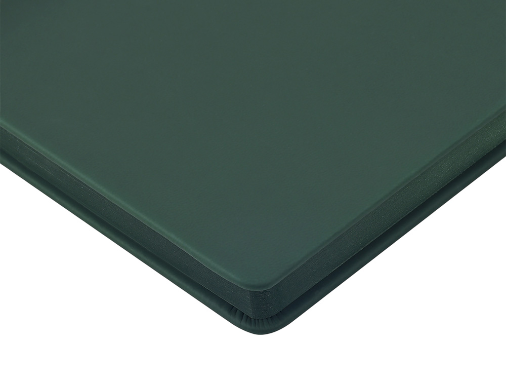 Ежедневник А5 Megapolis Color New soft-touch, темно-зеленый