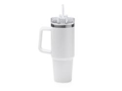 Термокружка Крэнстон с двойными стенками из переработанной нержавеющей стали, белый