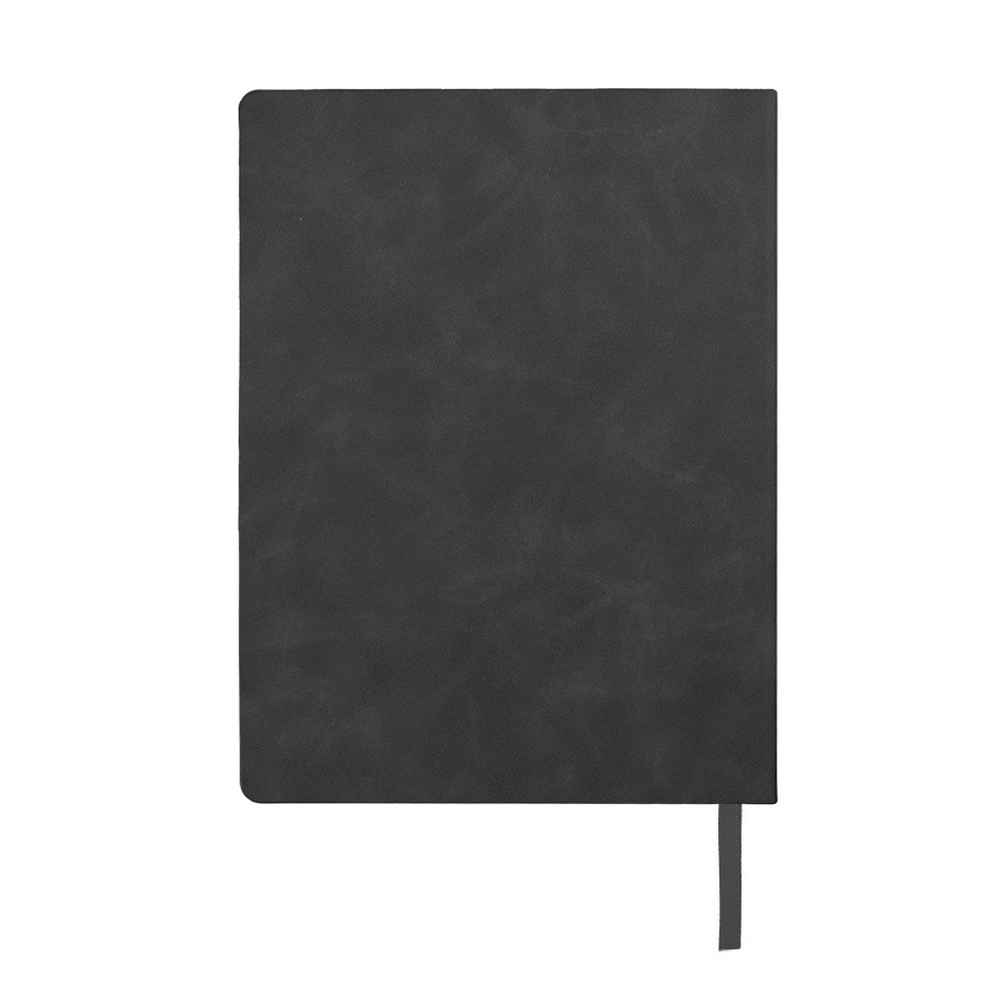 Ежедневник недатированный Solas, формат А5, с магнитом темно-серый, кремовый блок в линейку