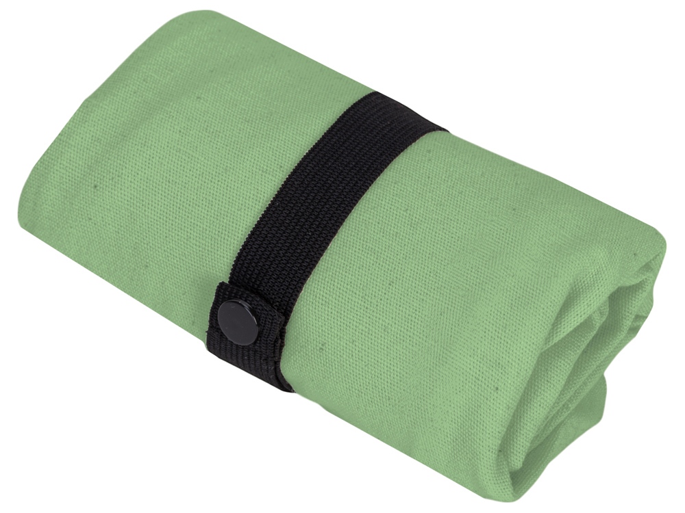 Сумка Fixy из переработанного хлопка с фиксирующей эластичной лентой, зеленое яблоко