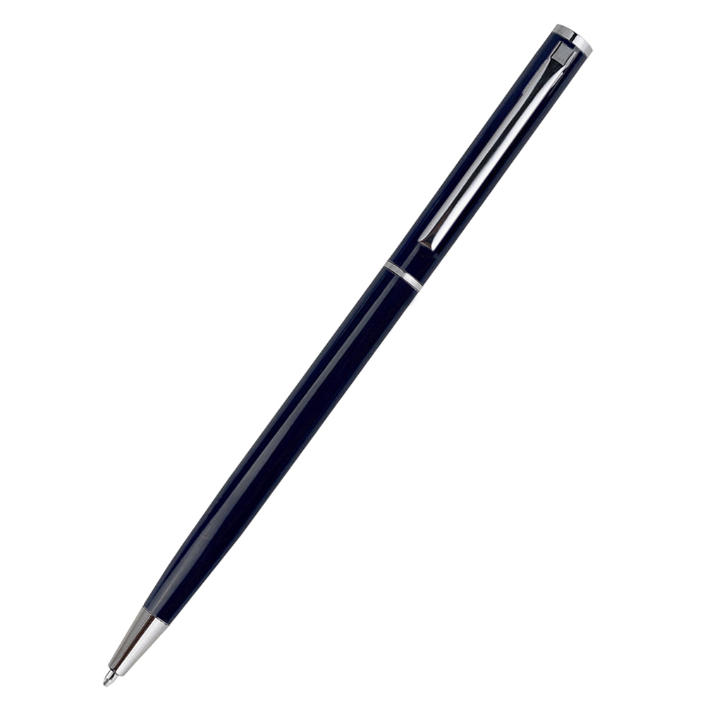 Ручка металлическая Альдора, тёмно-синий