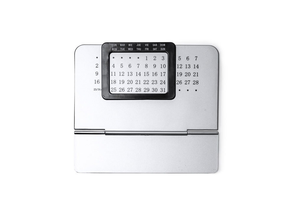 Настольный вечный календарь FENIX, серебристый Настольный вечный календарь FENIX, серебристый