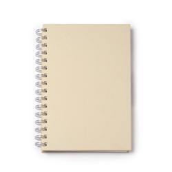 Блокнот на пружине RANIC, бежевый