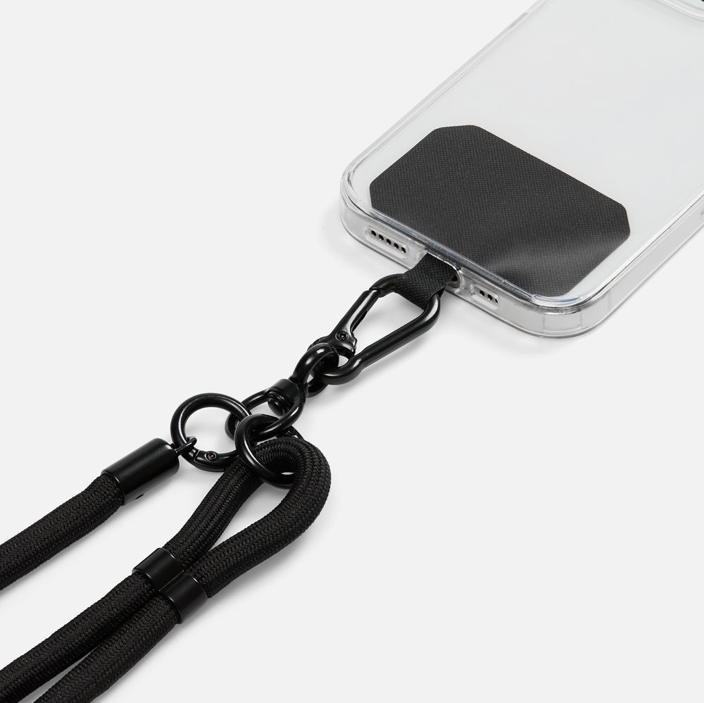 Шнурок для телефона OmniHold, черный