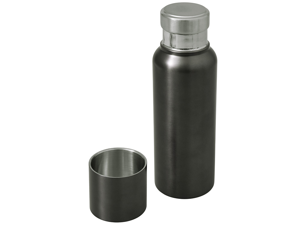 Вакуумный термос c магнитной крышкой Magne, 500 мл, темно-серый