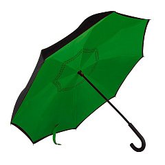 Зонт-трость "наоборот" ORIGINAL, пластиковая ручка, механический