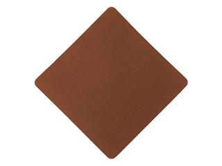 ПАТЧ РОМБ nubuk (коричневый ) 7,6 х 7,6 см