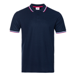 Рубашка поло мужская 04RUS Триколор