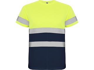 Футболка Delta мужская, нэйви/неоновый желтый