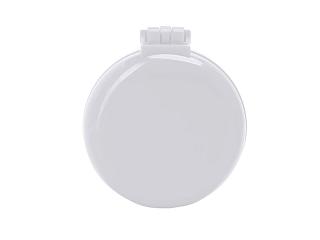 Складная щетка BLUNT с круглым карманным зеркальцем, белый