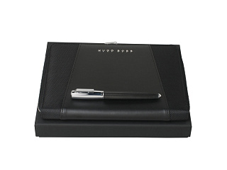 Подарочный набор: ручка-роллер, блокнот А5. Hugo Boss