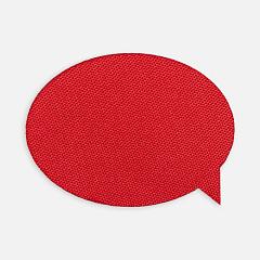 Наклейка тканевая Lunga Bubble, M, красная