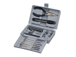 Набор инструментов Stinger, 25 инструментов, в пластиковом кейсе, 164x107x49 мм, серый Набор инструментов Stinger, 25 инструментов, в пластиковом кейсе, 164x107x49 мм, серый