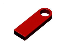 USB 3.0-флешка на 64 Гб с мини чипом и круглым отверстием, красный