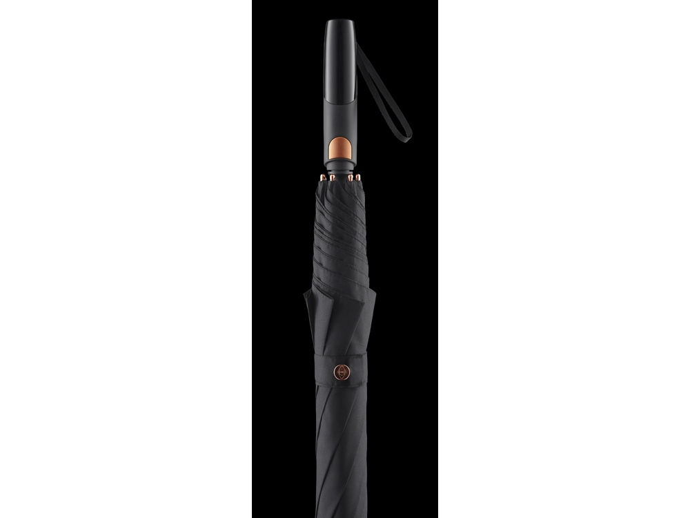 Зонт 7399  AC alu golf umbrella FARE® Precious black/copper