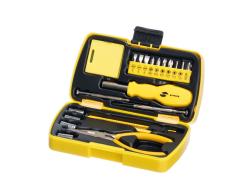 Набор инструментов Stinger, 20 инструментов, в пластиковом кейсе, 160х90x40 мм, желтый Набор инструментов Stinger, 20 инструментов, в пластиковом кейсе, 160х90x40 мм, желтый